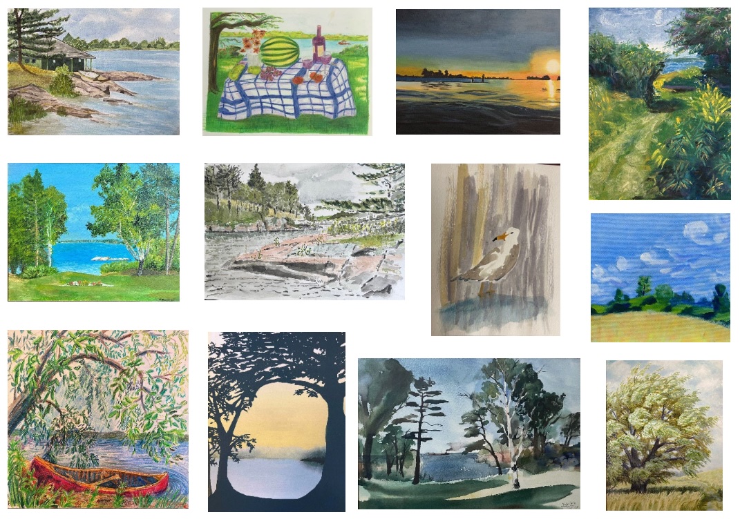 Notecards featuring Lindley Bay original works of art